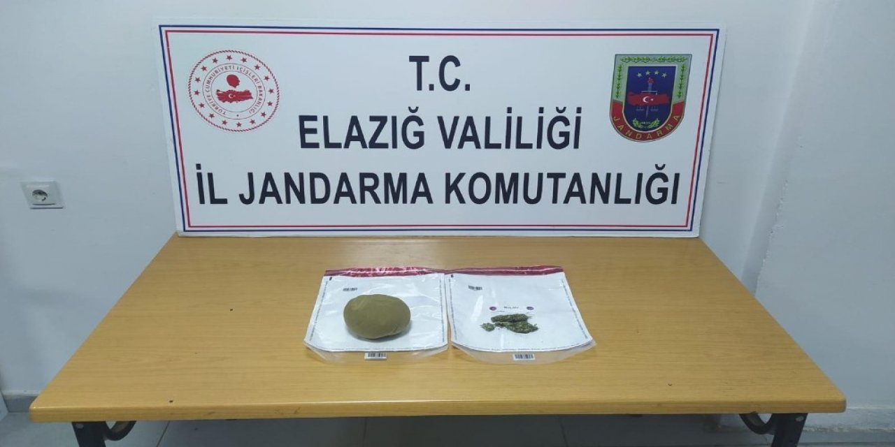 Elazığ’da 2 Şüpheli Yarım Kilo Toz Esrarla Yakalandı