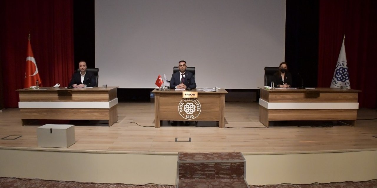 Biga Belediyesi’nin 2021 Yılının İlk Meclis Toplantısı Gerçekleştirildi