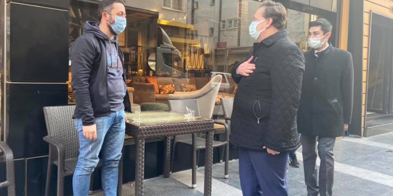 Başkan Orkan’dan Esnaf Ve Muhtarlara Ziyaret