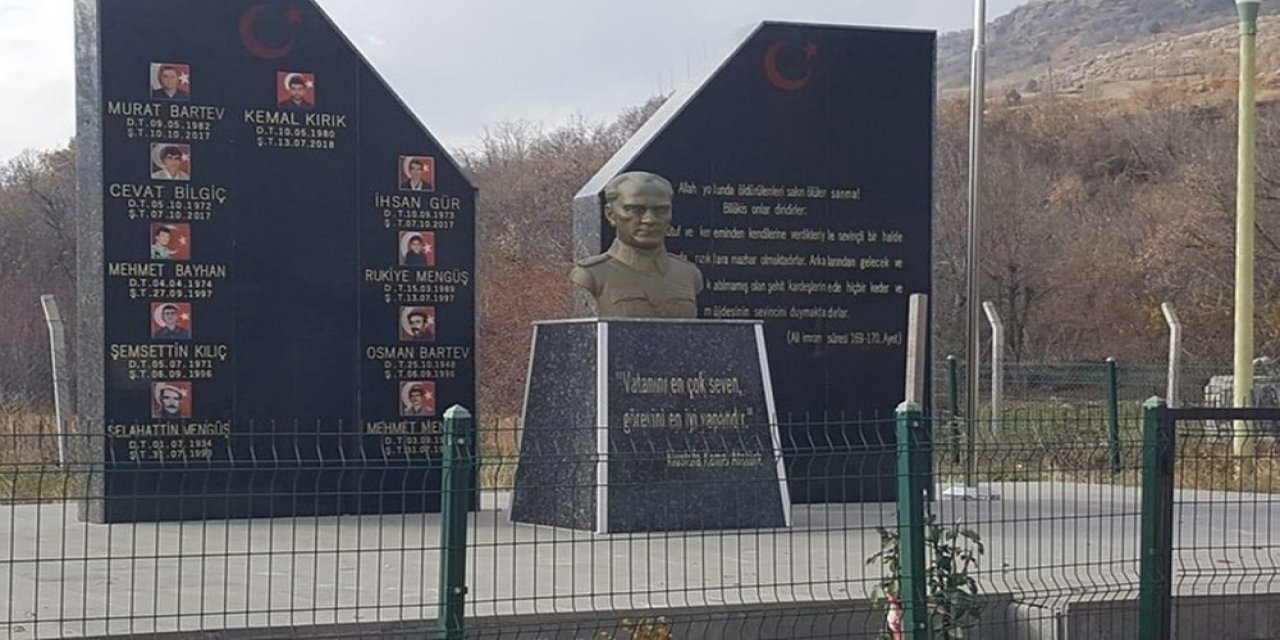 Silvan’da Şehitler İçin Anıt Park Yapıldı