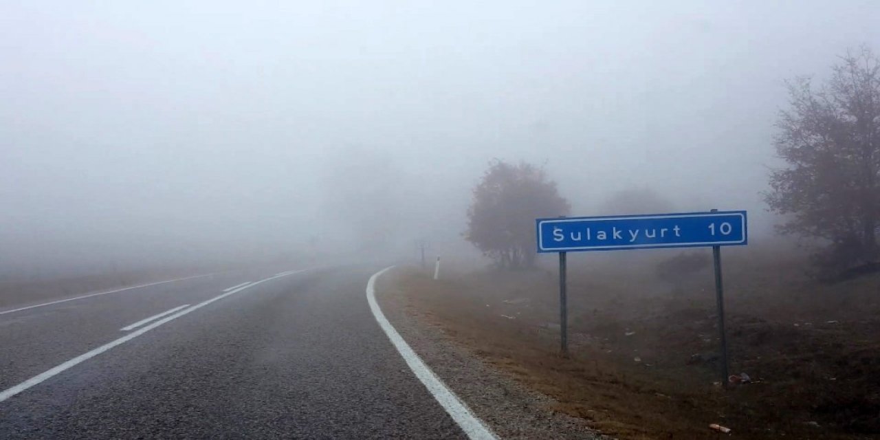 Kırıkkale’de Sis Etkili Oldu