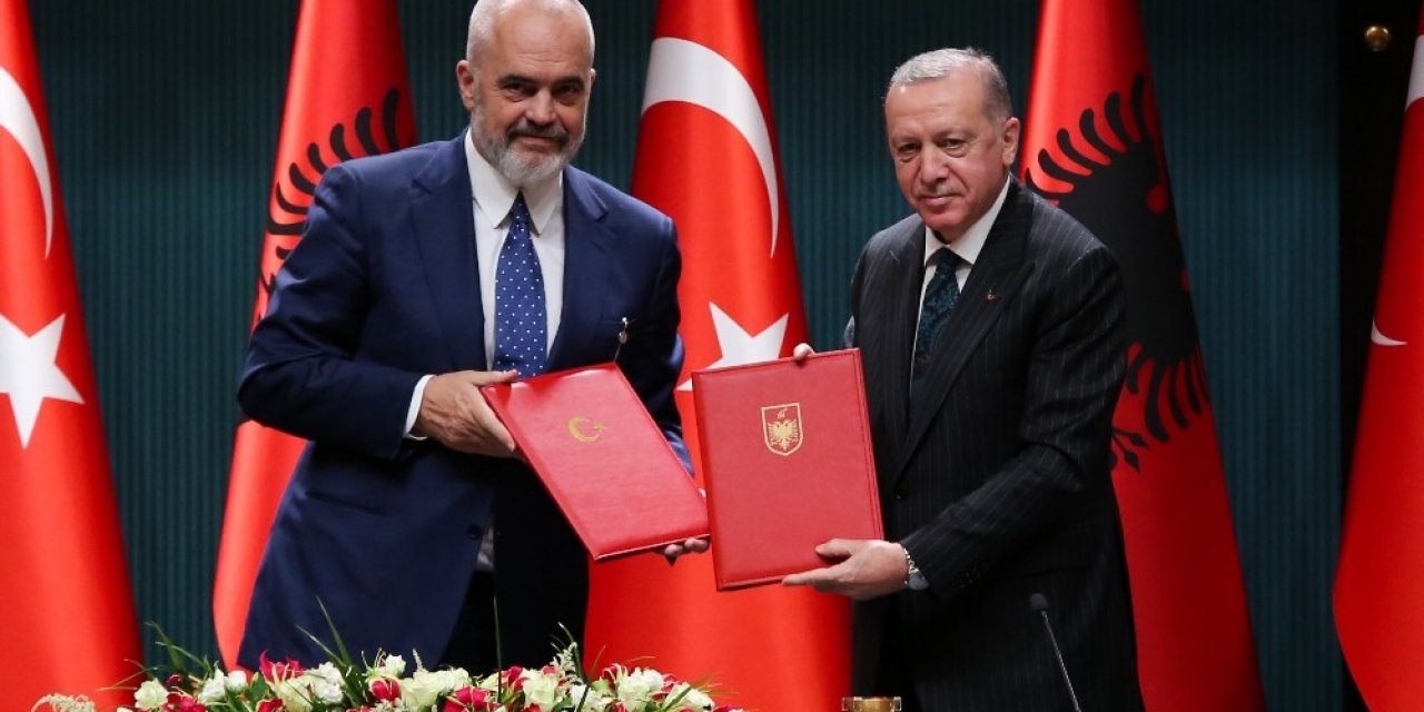 Cumhurbaşkanı Erdoğan-arnavutluk Başbakanı Rama Ortak Basın Toplantısı