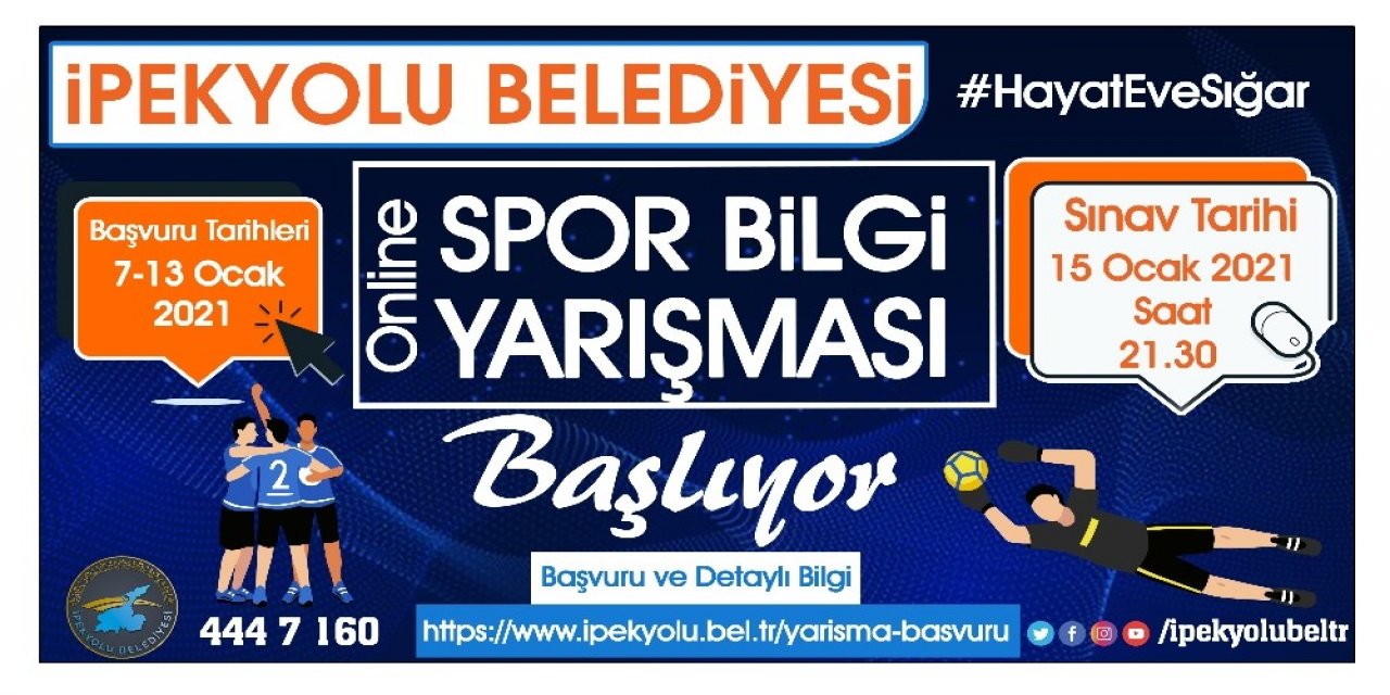 İpekyolu Belediyesinden Online Spor Bilgi Yarışması