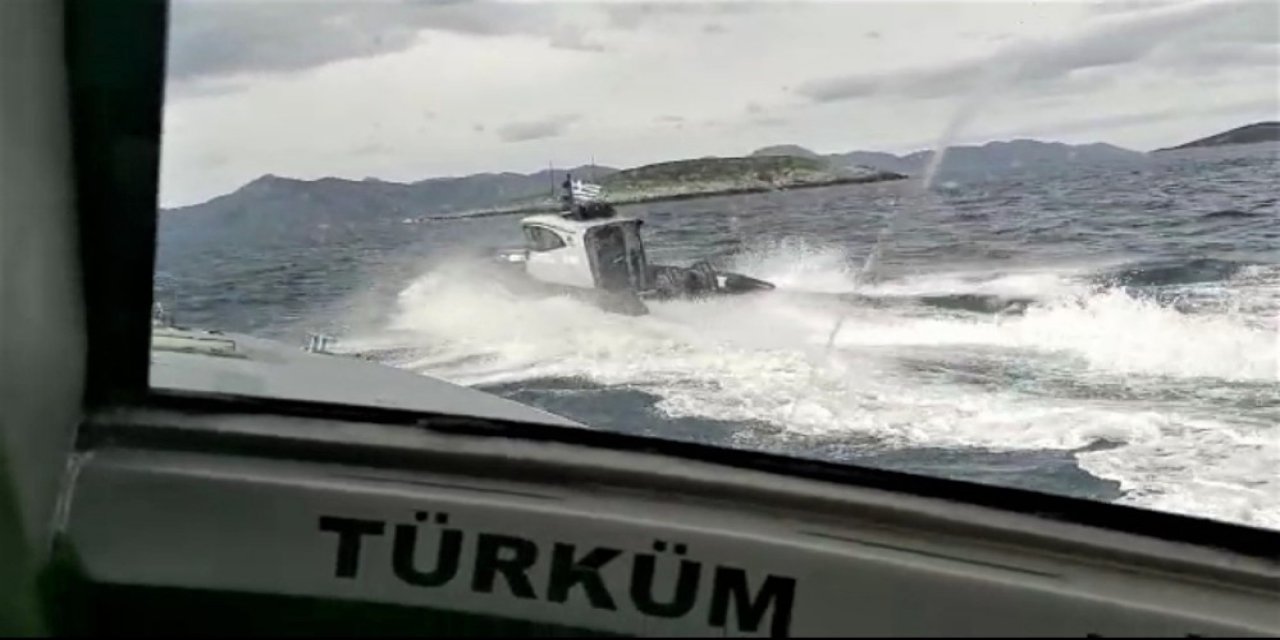 Uluslararası Hukuku İhlalde Sınır Tanımayan Yunan Botlarına Türk Sahil Güvenlik Botları ‘dur’ Dedi