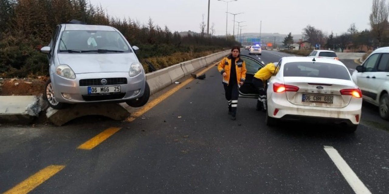 Başkent’te Trafik Kazası: 4 Yaralı