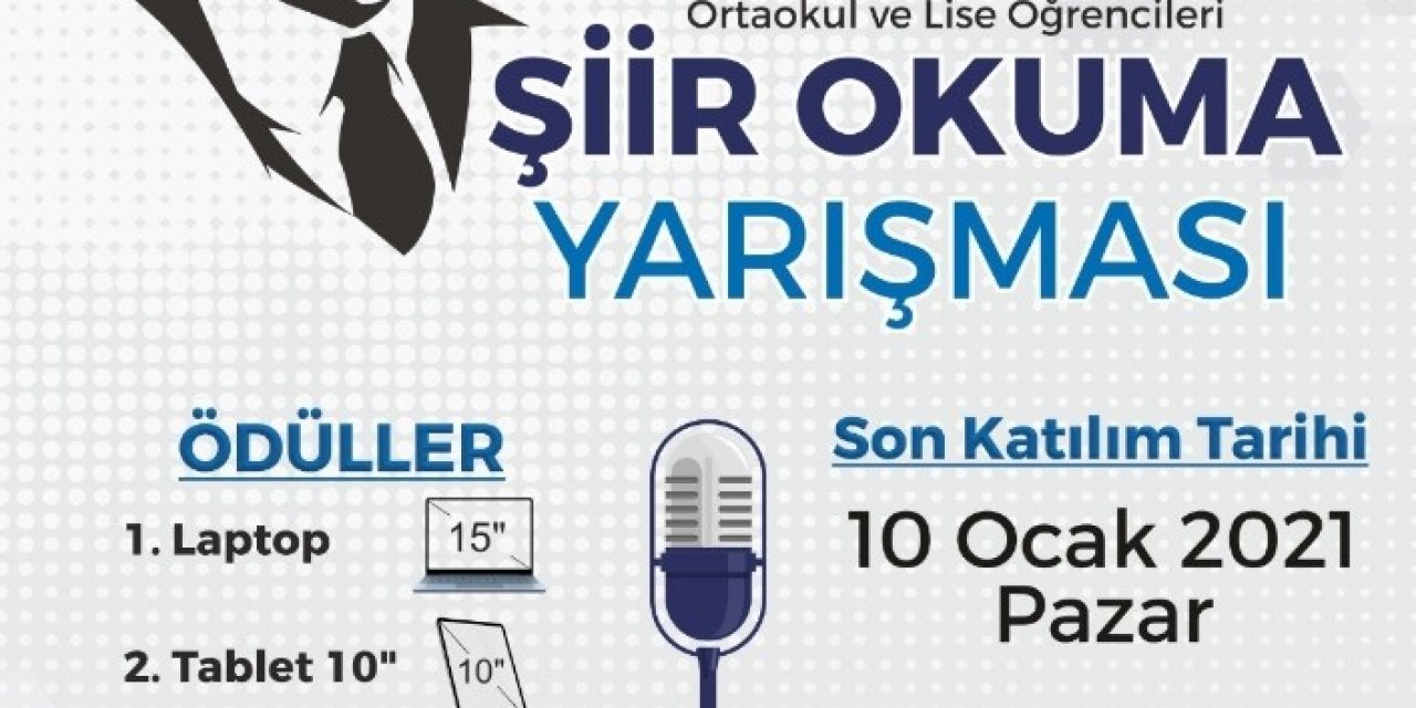 Büyükşehir’in Ödüllü Sanal Şiir Okuma Yarışmasına Yoğun İlgi