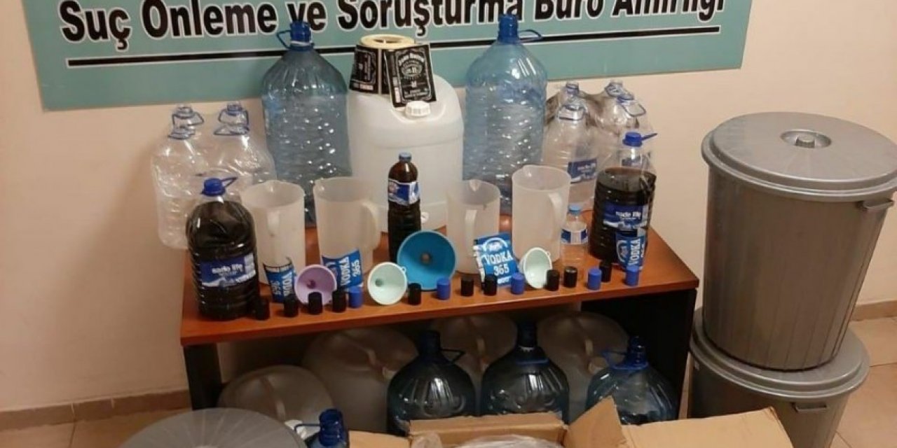 Gaziantep’te Kaçak Alkol Operasyonu