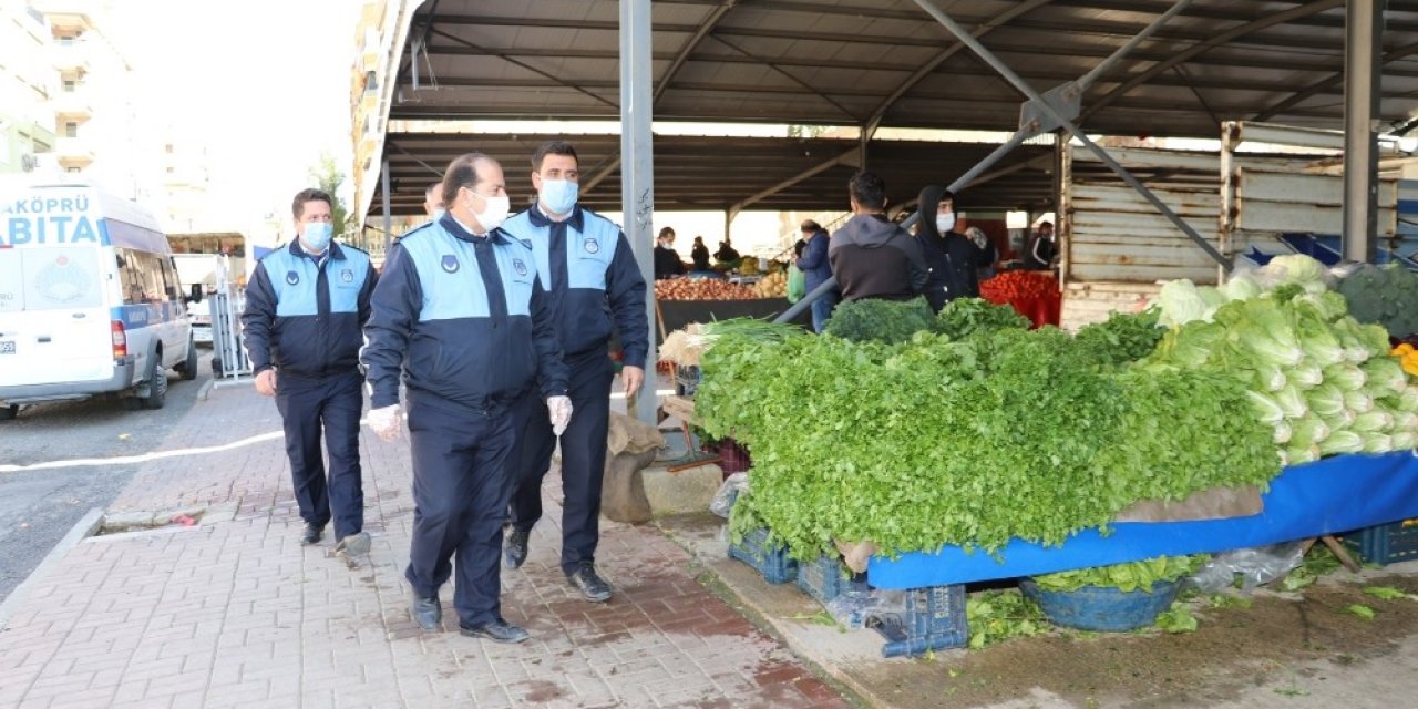 Karaköprü’de Pazar Yerleri Denetlendi