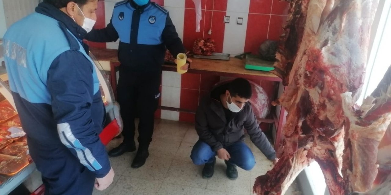 Çaldıran’daki Kasaplar Denetlendi