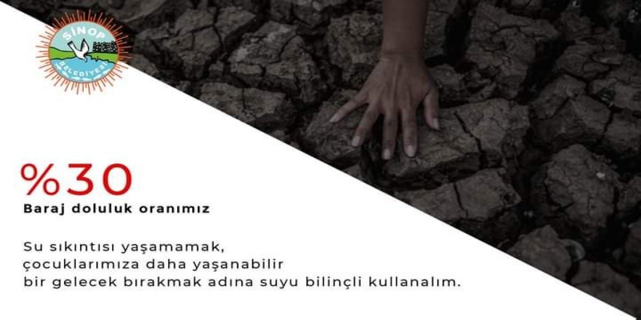 Sinop Belediyesi’nden "suyu Bilinçli Kullanalım" Çağrısı
