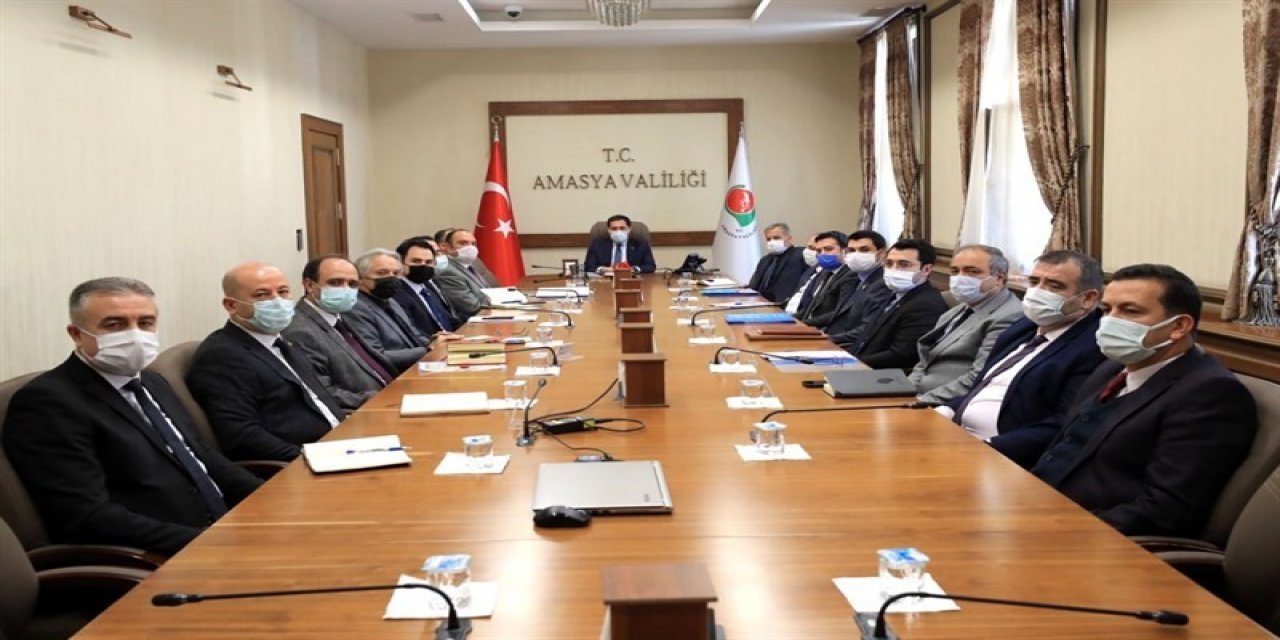 Amasya’da Kamu Hizmetleri Ve Yatırımları Masaya Yatırıldı