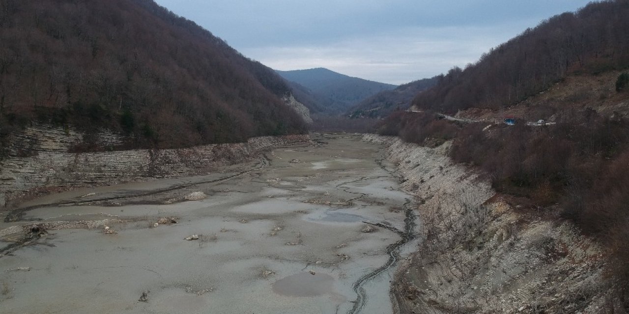 Sinop’un İçme Suyu Barajında Korkutan Görüntü
