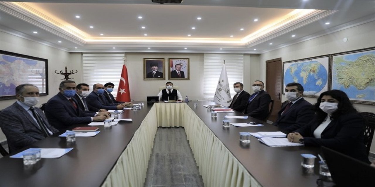 Vali Sarıibrahim Başkanlığında Küsi Toplantısı Gerçekleştirildi