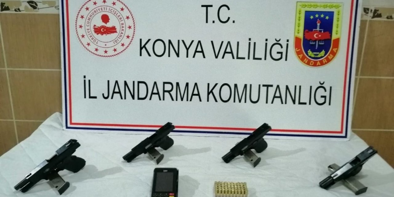 4 Tabanca Ve 50 Mermiyle Yakalandı