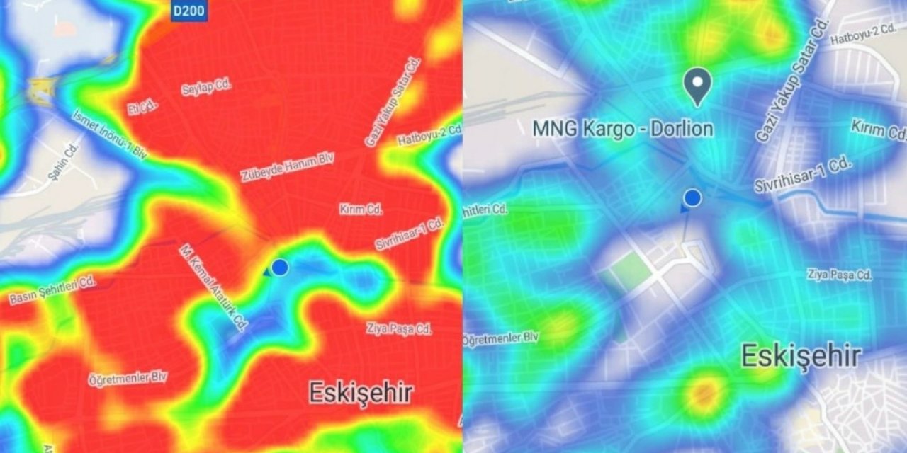 Eskişehir’de Harita Bir Ayda Yeşile Döndü