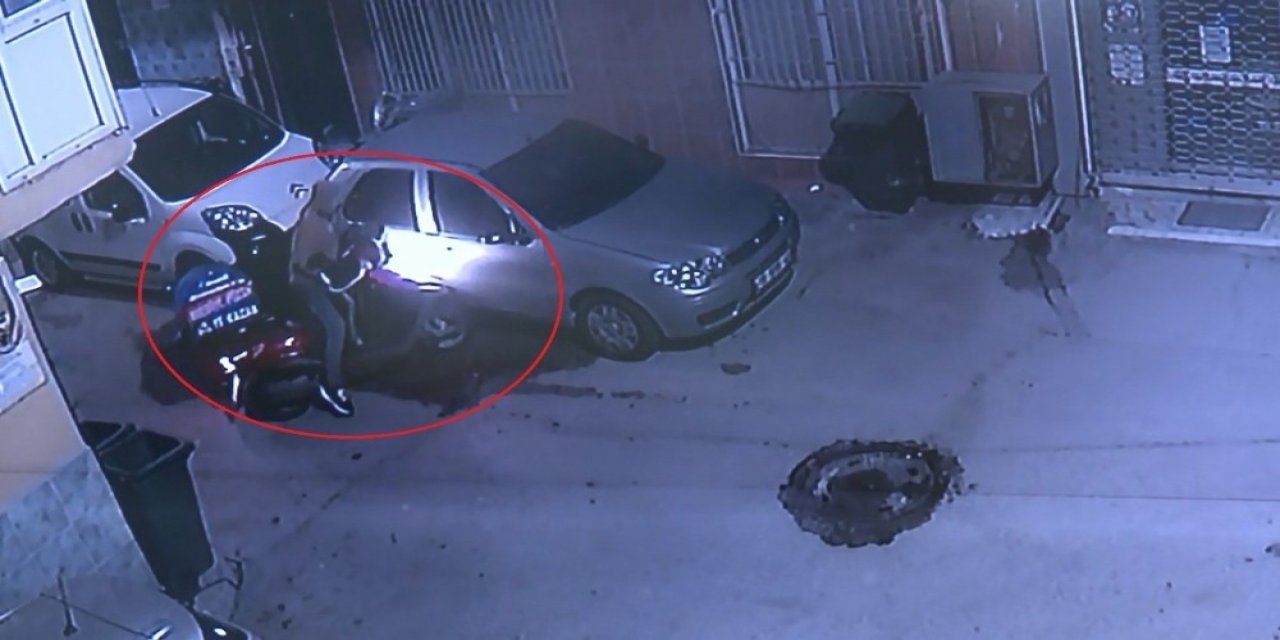 Pizzacının Motosikletini Böyle Çaldı