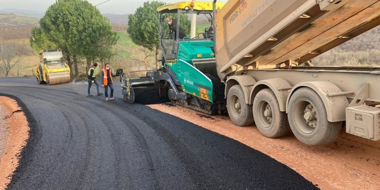 Balören Köy Yolu Asfaltlandı
