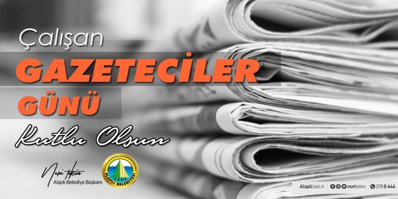 Tekin, "10 Ocak Çalışan Gazeteciler Günü Kutlu Olsun"