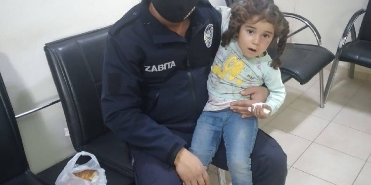 Kaybolan Suriyeli Çocuğu Zabıta Buldu