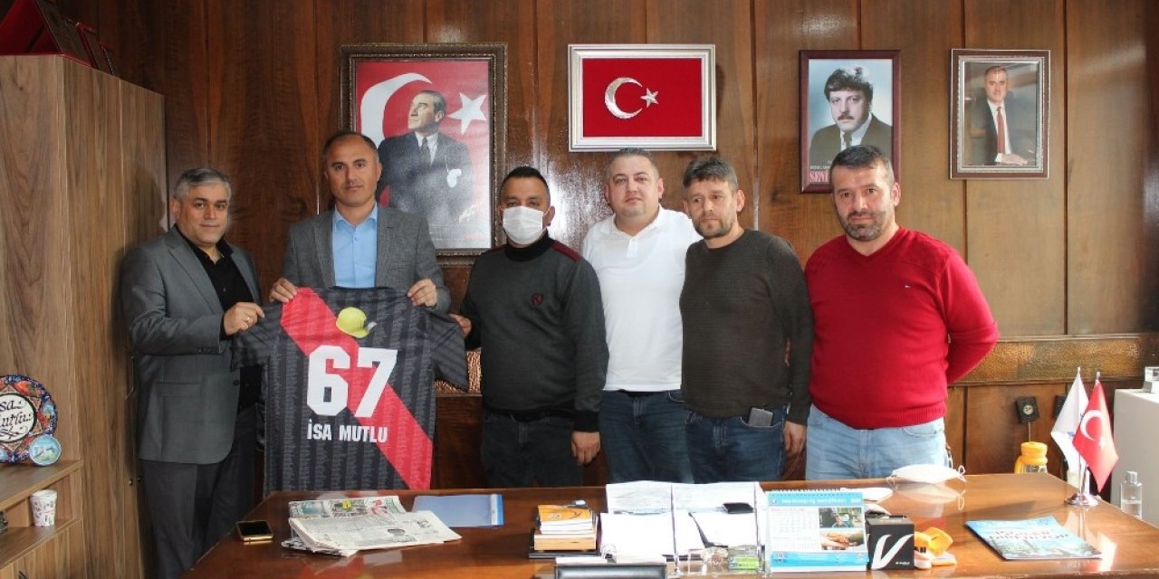 Zonguldak Şehit Madenci Aileleri Derneği’nden Gmis’e Forma
