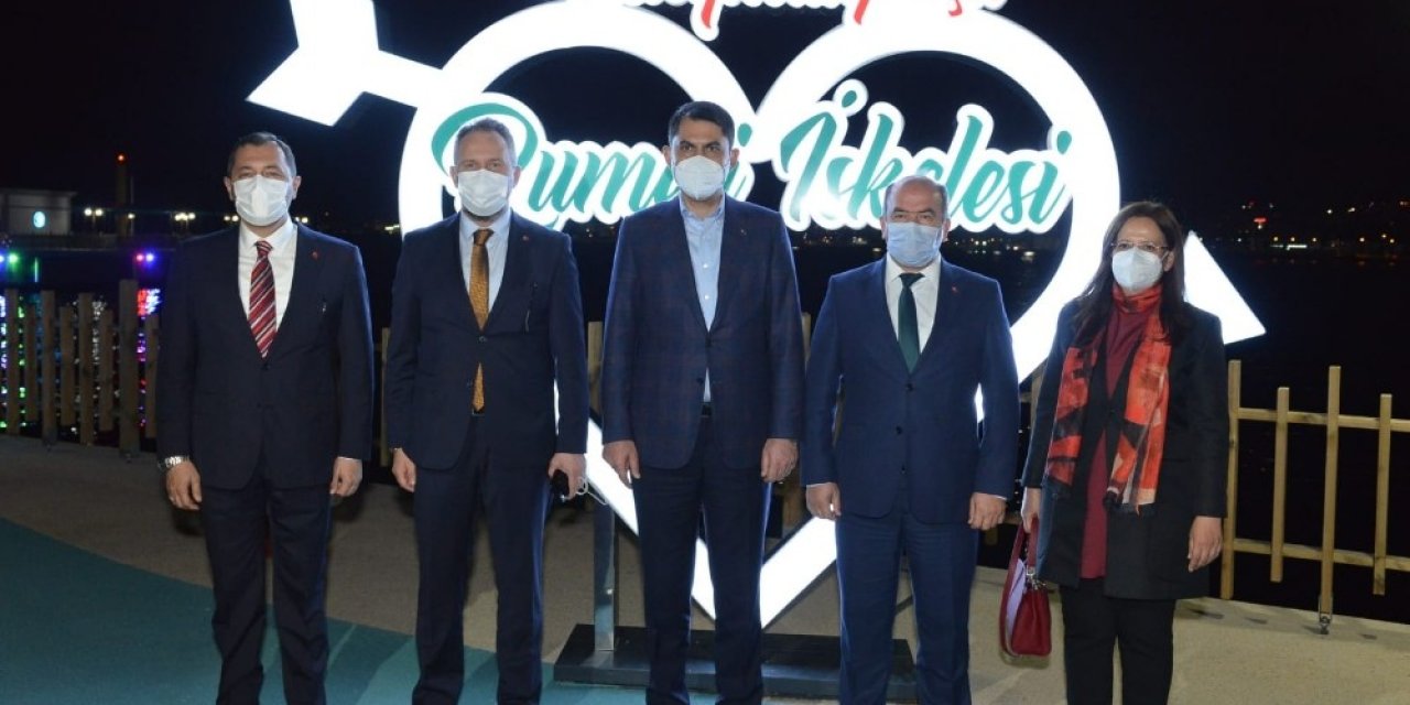 Bakan Kurum, Rumeli İskelesi’ni Gezdi