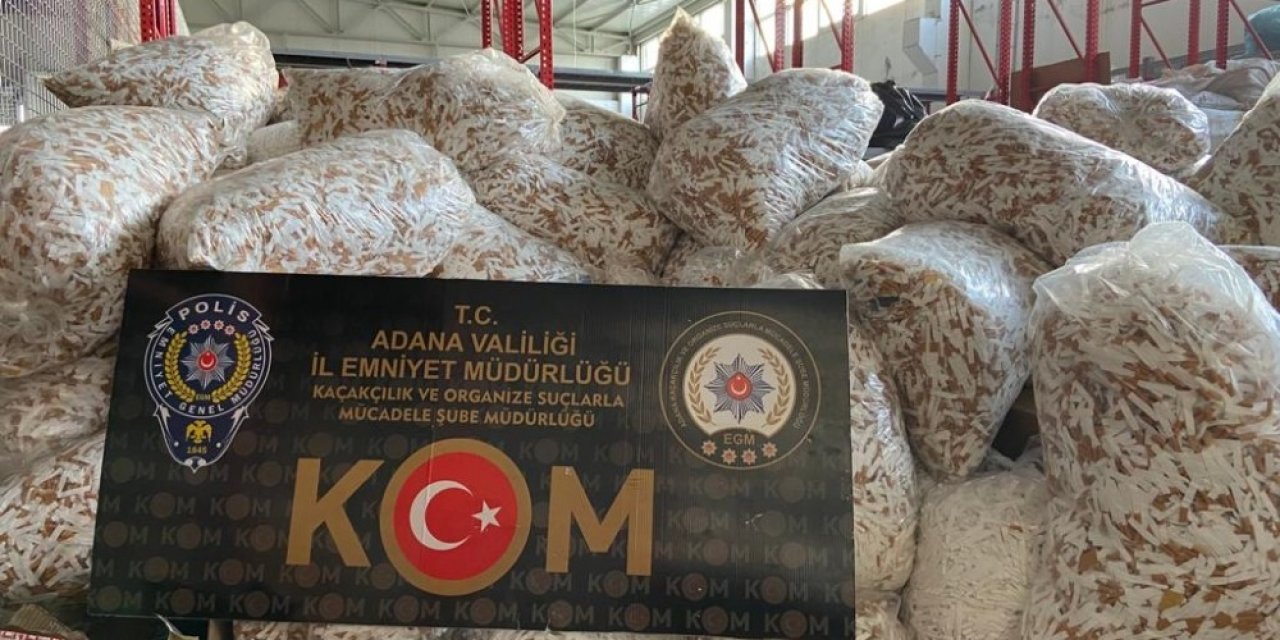 8 Milyon 300 Bin Adet Boş Makaron Ele Geçirildi