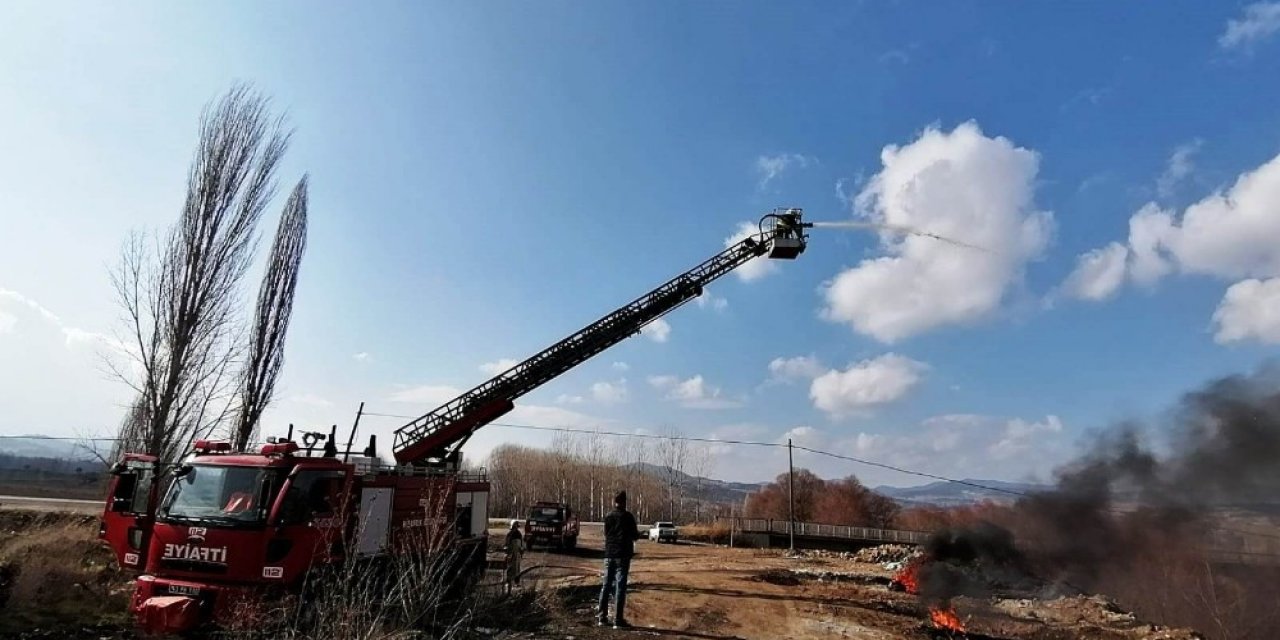 Hisarcık İtfaiyesi Personeline Yangın Eğitimi