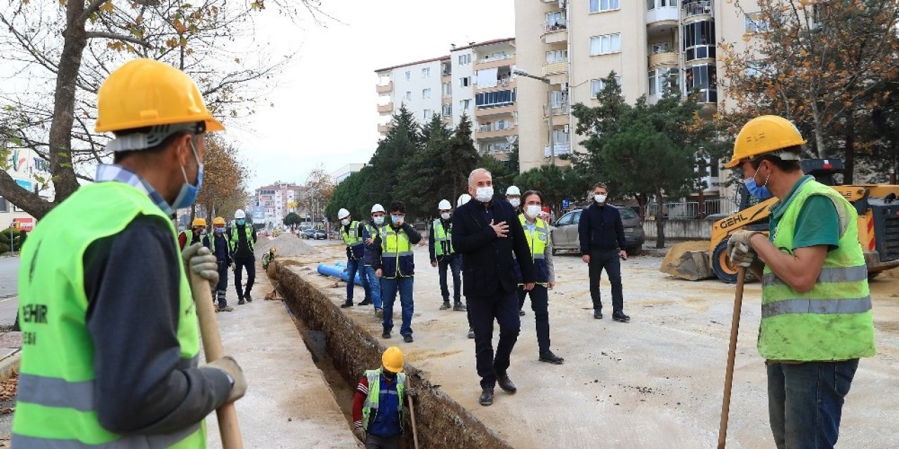 Yenişehir’in İçme Suyu Çilesi Büyükşehir İle Son Buluyor