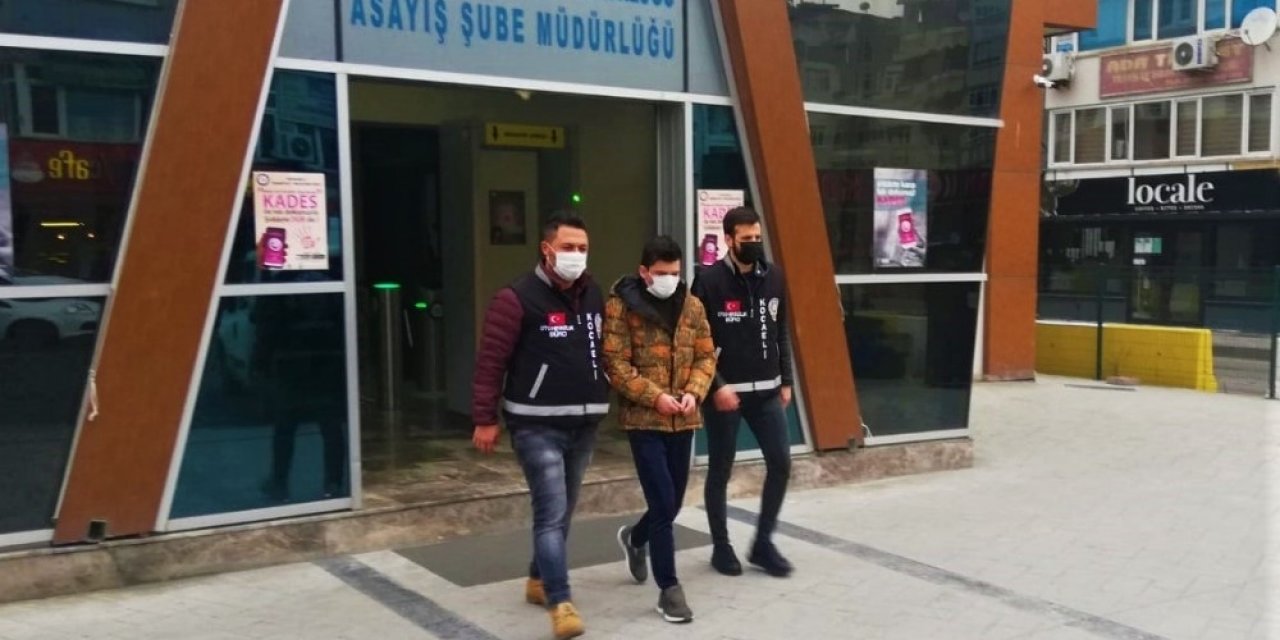 Kocaeli’de İstanbul’da Otomobillere Dadanan Suç Makinesi Hırsız Yakalandı
