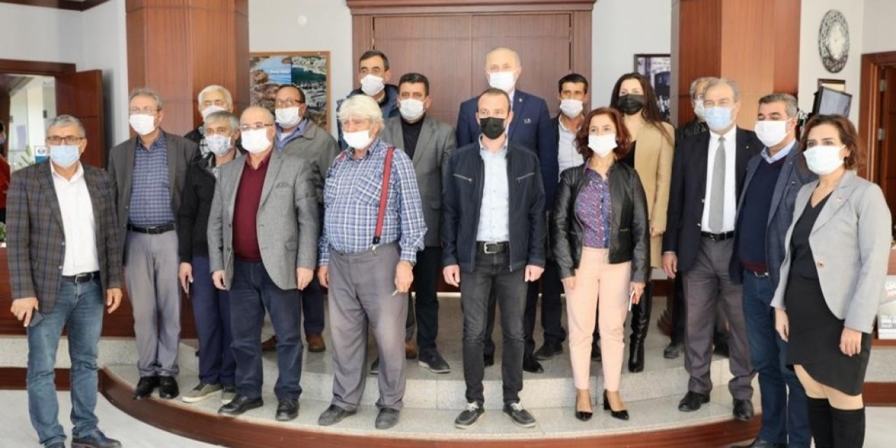 Didim Muhtarlar Derneği Başkan Atabay İle Bir Araya Geldi
