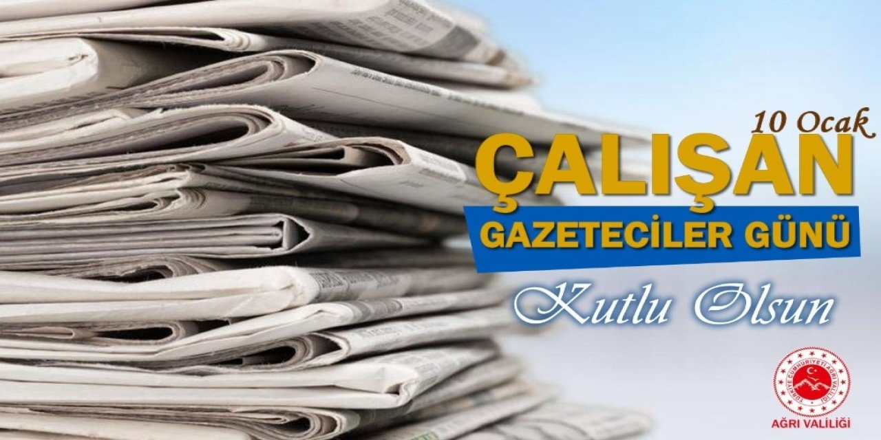 Vali Varol’dan Gazeteciler Günü Mesajı