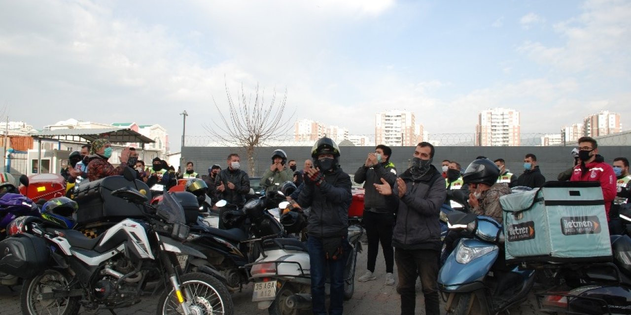 Motorlu Kuryelerden “site” Eylemi