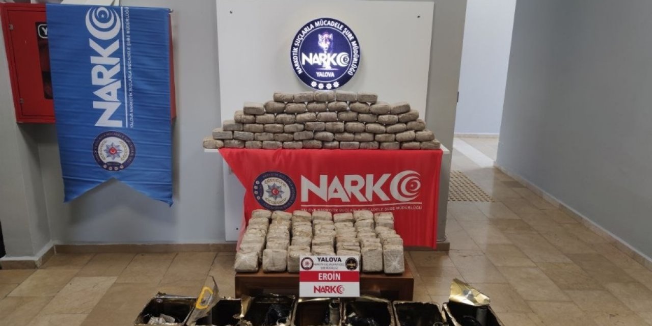 Yalova’da Bal Ve Pirinç Tenekelerinde 200 Kilo Eroin Ele Geçirildi