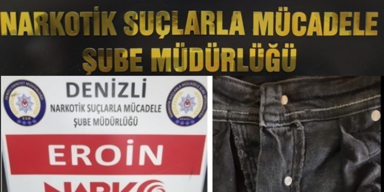 Zehir Taciri Uyuşturucuyu Pantolonunun Fermuarına Gizledi