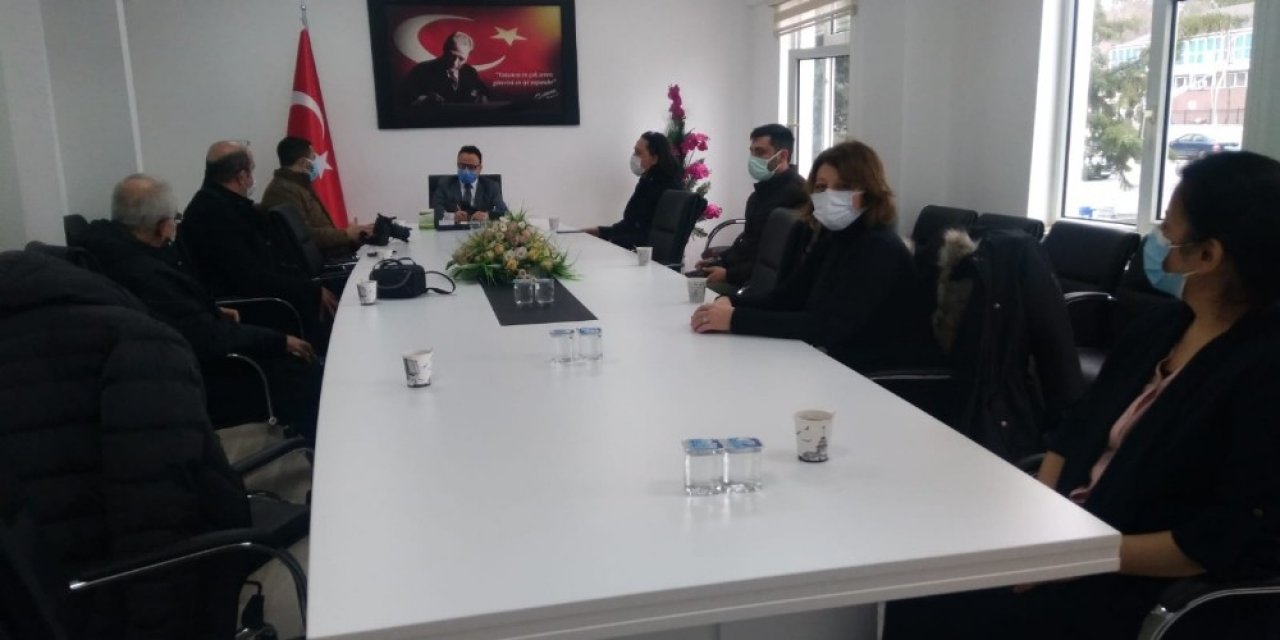 Kaymakam Hakan Alkan, Basın Mensupları İle Bir Araya Geldi