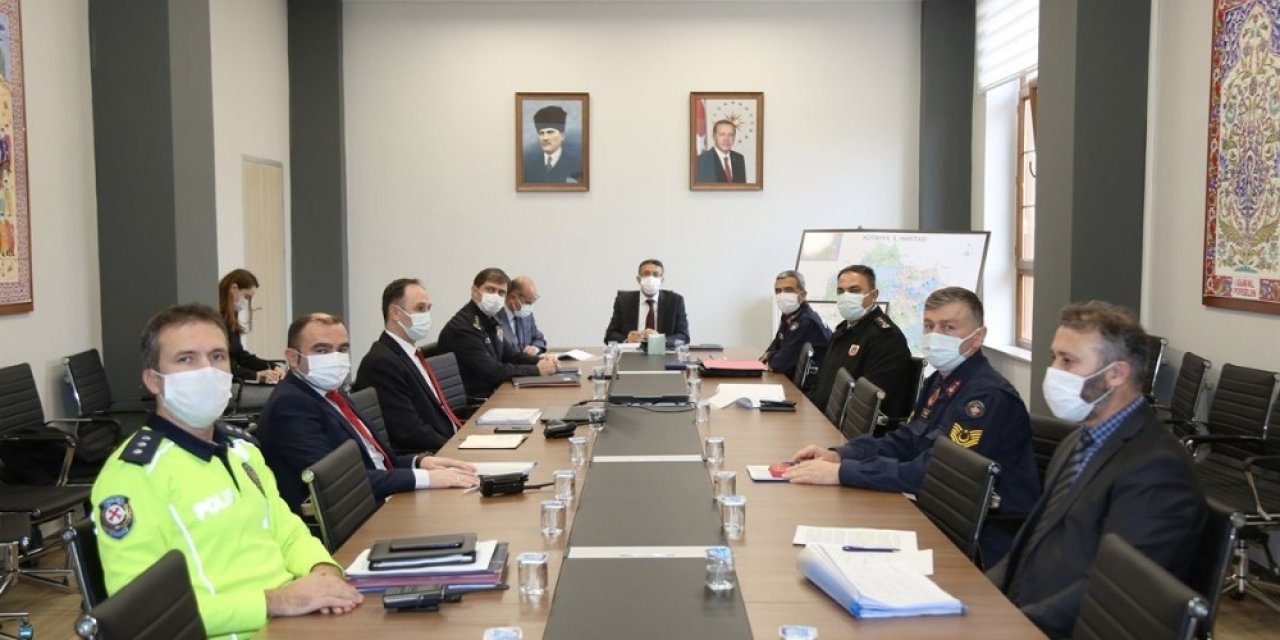 Kütahya’nın Güvenliği Görüşüldü