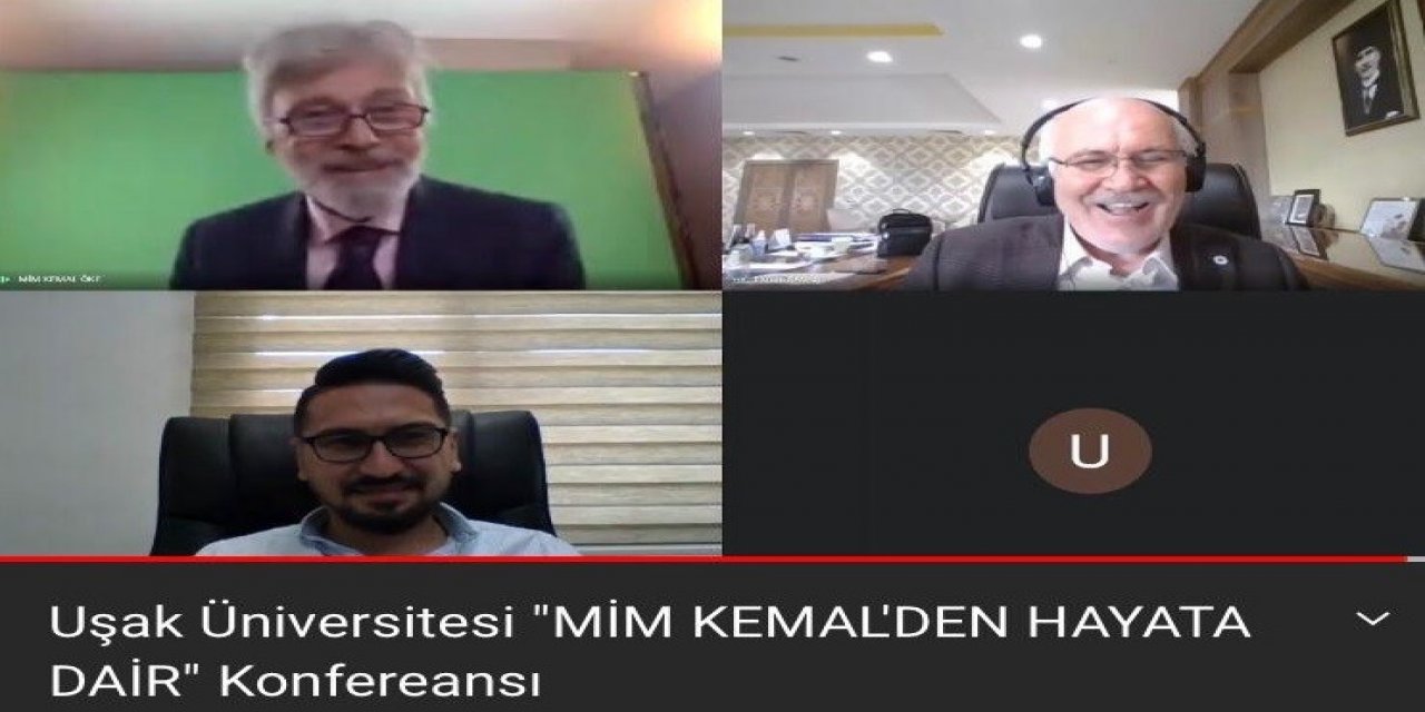 Mim Kemal Öke, Uşak Üniversitesinin Canlı Yayınına Konuk Oldu