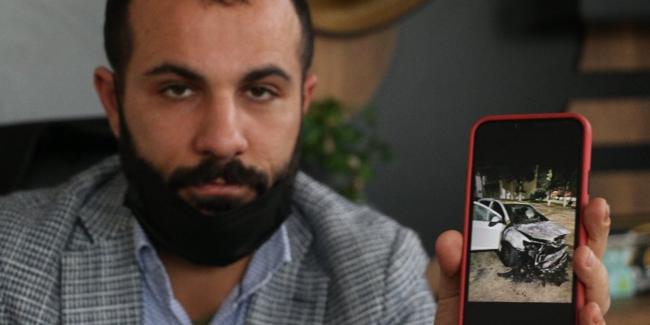 Kiralık Aracı Kundakladı, Olan Rent A Car Firmasına Oldu