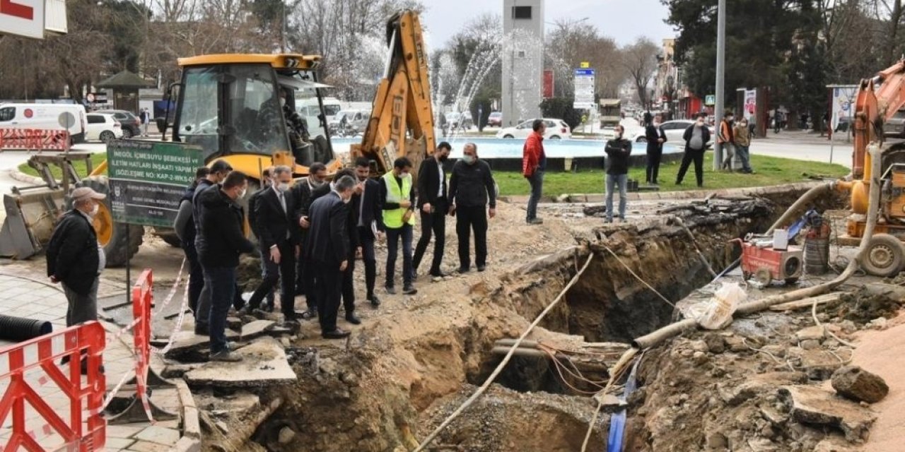 Canbolat Ve Aktaş İnegöl’de Projeleri İnceledi