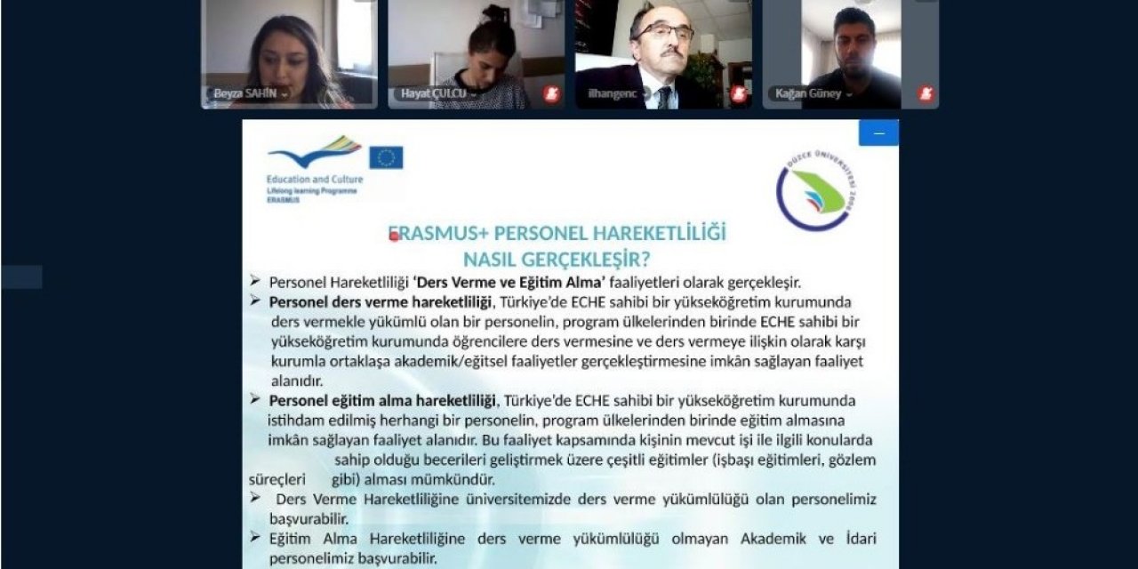 Erasmus Değişim Programı Ve Başvuru Koşulları Anlatıldı