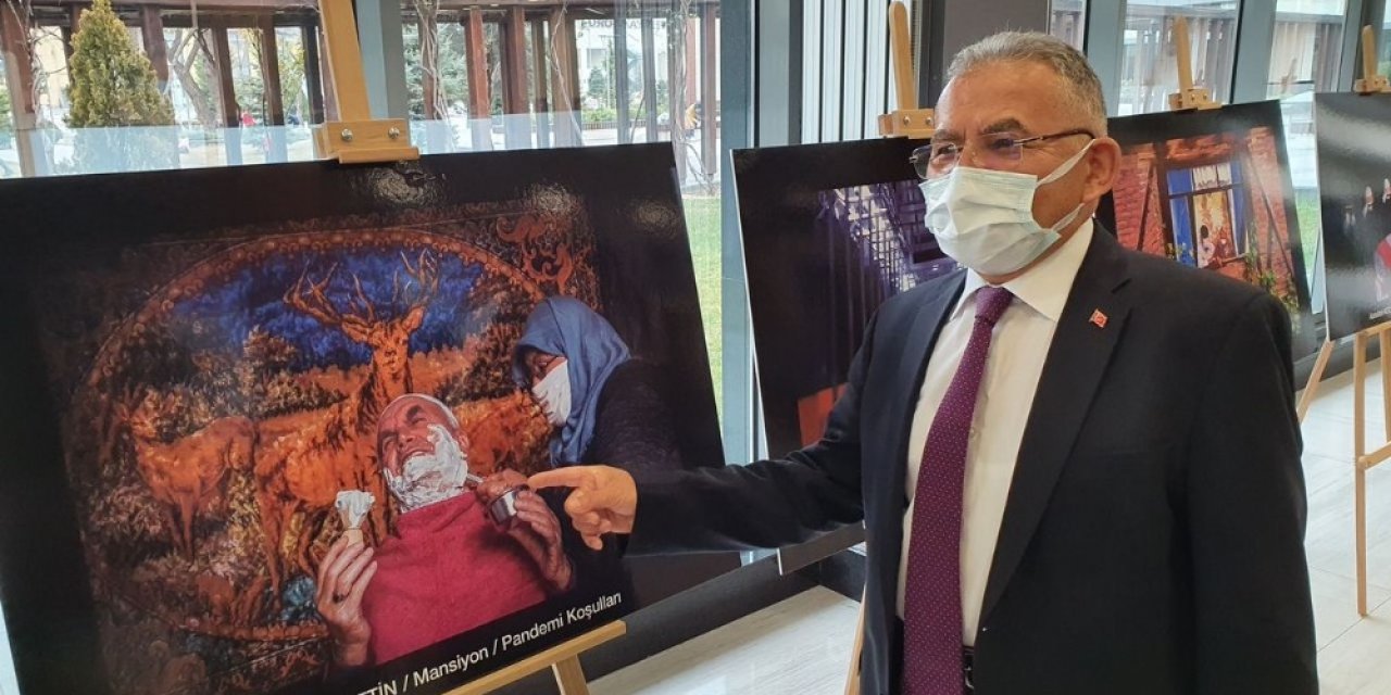 Başkanlar ’pandemi İle Yaşam’ Konuşu Sergiyi Gezdi