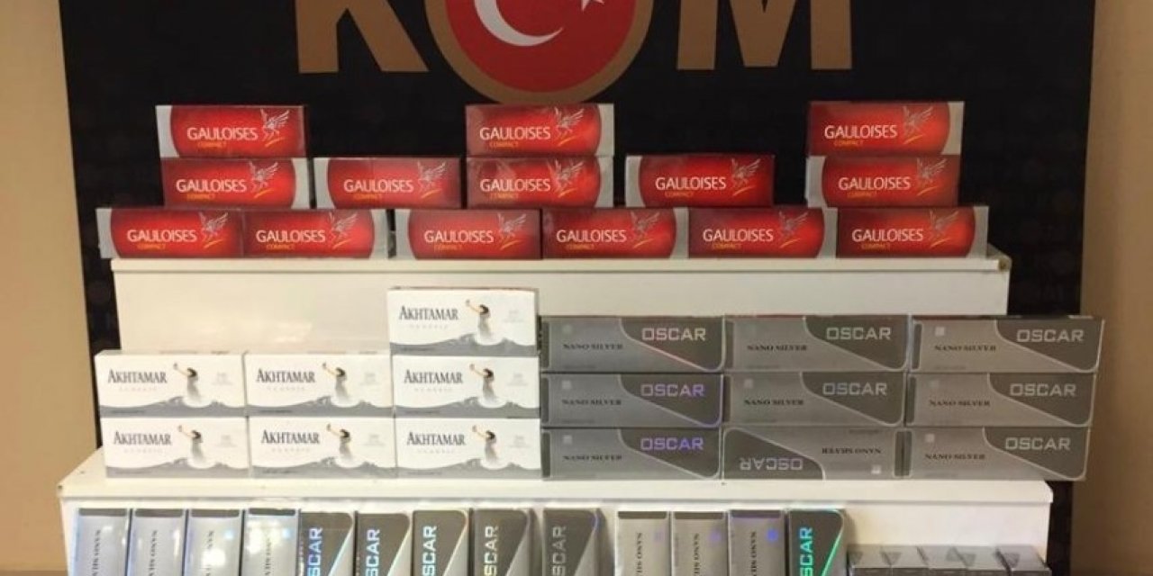 Kırşehir’de Kom Ekipleri, 859 Paket Kaçak Sigara Ele Geçirdi