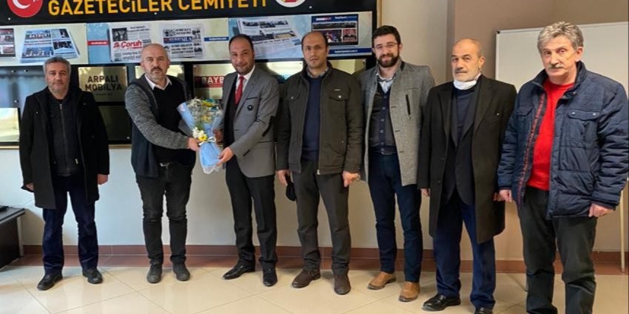 Bayburt Gazeteciler Cemiyeti’ne ’10 Ocak’ Ziyaretleri