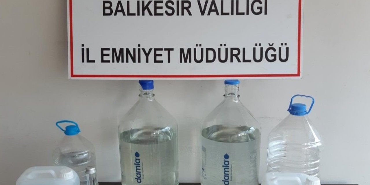 Balıkesir’de Kaçak İçki Operasyonu; 1 Kişi Tutuklandı