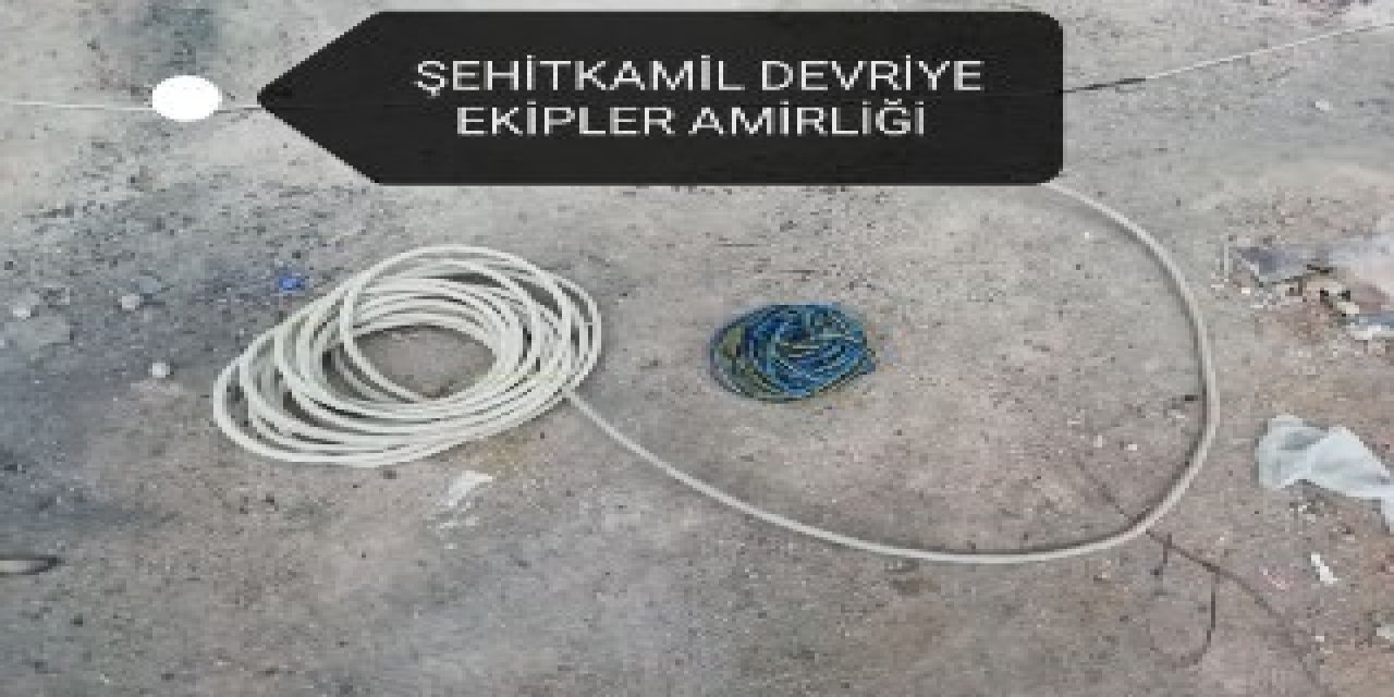 Kablo Hırsızı Yakalandı