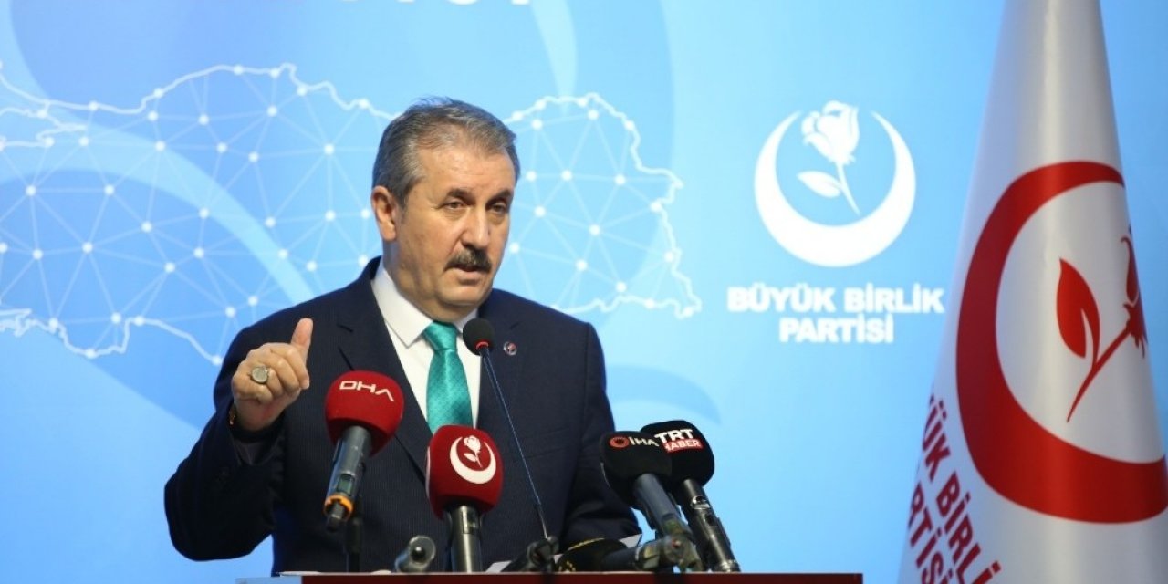 Bbp Genel Başkanı Mustafa Destici Açıklama Yaptı