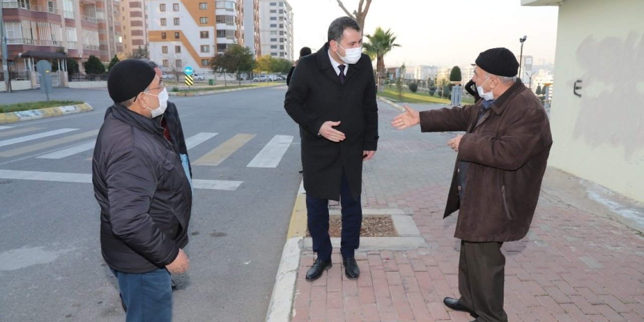 Baydilli İlçede Süren Çalışmaları Denetledi