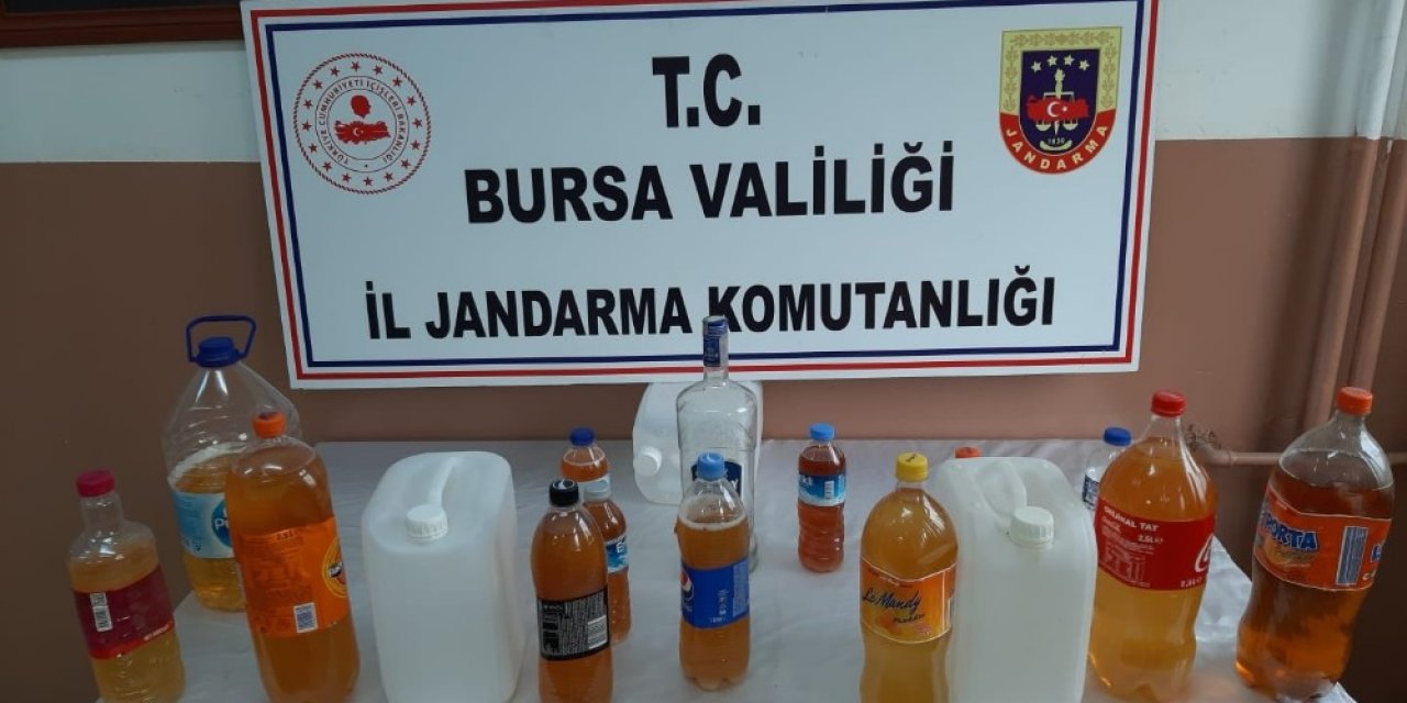 Bursa’da Kaçak İçki Operasyonu: 1 Gözaltı