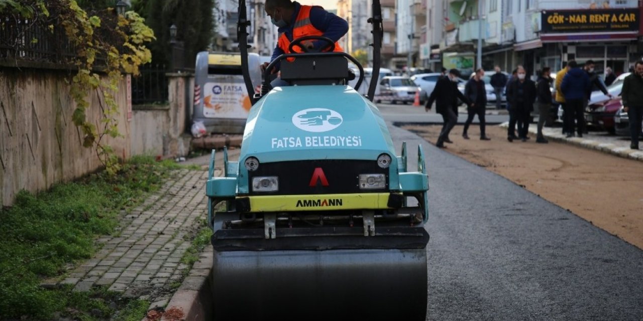 Fatsa’da Yollar Modern Ve Konforlu Yapıya Kavuşuyor