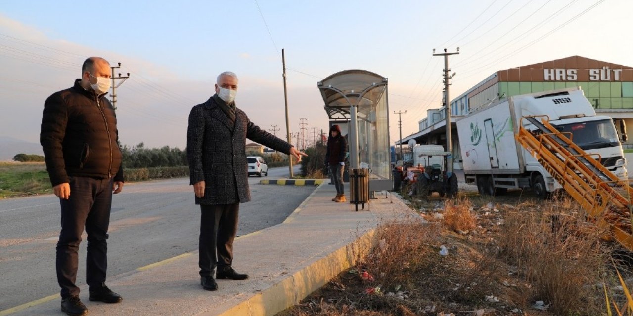 Saruhanlı’ya Kapalı Servis Bekleme Kabinleri Yapılacak